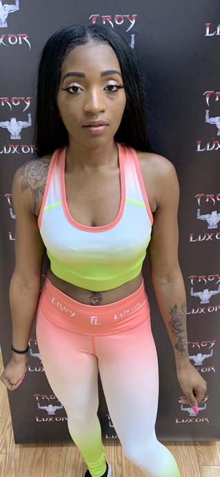 Troy Luxor Women's Bubble Gum Fitness Outfit