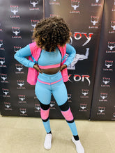 Load image into Gallery viewer, Troy Luxor Cotton Candy Yoga Fitness Outfit