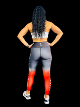 Load image into Gallery viewer, Troy Luxor Women&#39;s High-Waist Leggings Red Fire