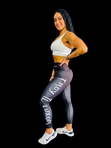Troy Luxor Women's High-Waist Leggings Black Diamond