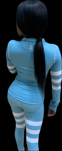 Troy Luxor Women's Cashmere Strips Fitness Outfits