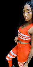 Load image into Gallery viewer, Troy Luxor Women&#39;s Cashmere Strips Fitness Outfits