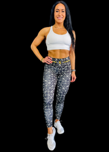 Load image into Gallery viewer, Troy Luxor Women&#39;s Black Hex High Waisted Leggings