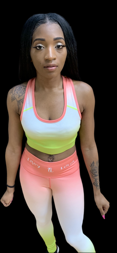 Troy Luxor Women's Bubble Gum Fitness Outfit