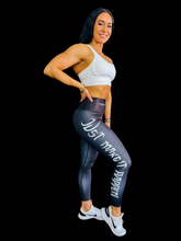 Load image into Gallery viewer, Troy Luxor Women&#39;s High-Waist Leggings Black Diamond