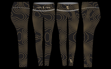 Load image into Gallery viewer, Troy Luxor Women&#39;s Gold Spiral High Waisted Leggings
