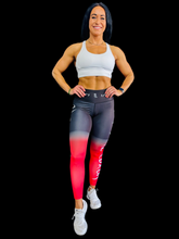 Load image into Gallery viewer, Troy Luxor Women&#39;s High-Waist Leggings Pink Watermelon