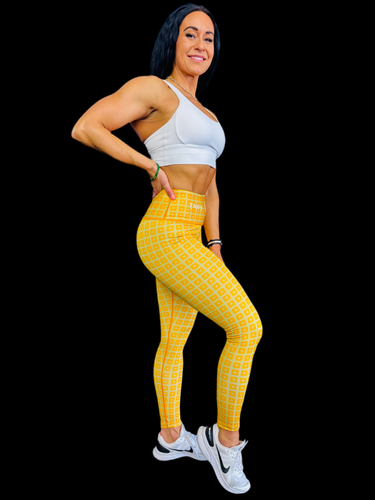 Troy Luxor Women's Signature Pattern High Waisted Leggings