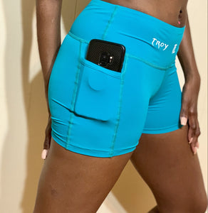Troy Luxor Women's High Waist Pocket Shorts